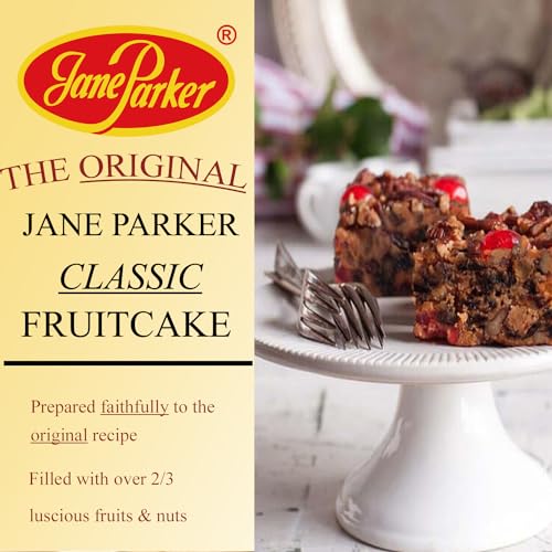 Jane Parker Classic Light Fruit Cake 16 Ounce (1 pound) Fruitcake in Box