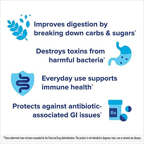 Florastor Probiotic for Digestive and Immune Health, 20 Capsules | Probiotics for Women & Men, Helps Flush Out Unwanted Bacteria