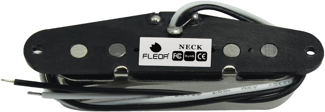 FLEOR Alnico 5 Guitar Pickups - TL Bridge & Neck Pickup (Chrome) for TL Style Guitar