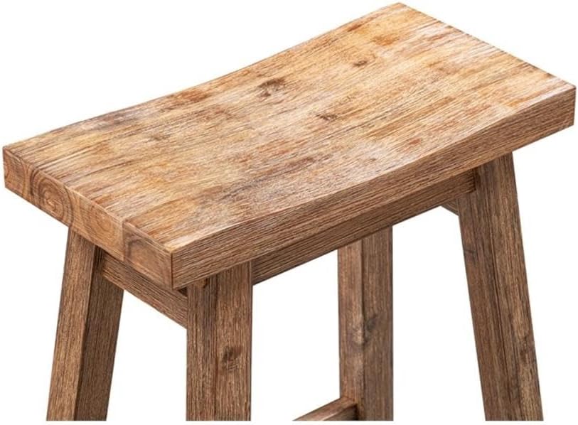 Boraam Sonoma Saddle Stool, Chestnut