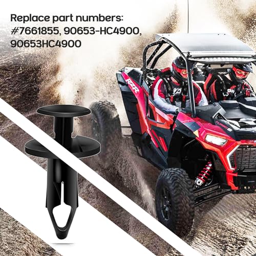 UNIGT 150pcs ATV UTV Body Fastener Rivets Push Pins 8mm