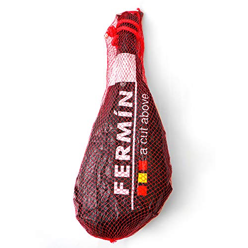 Fermin Bone-in Jamon Serrano Ham Pack (17-19 Lbs. Ham+knife+holder)