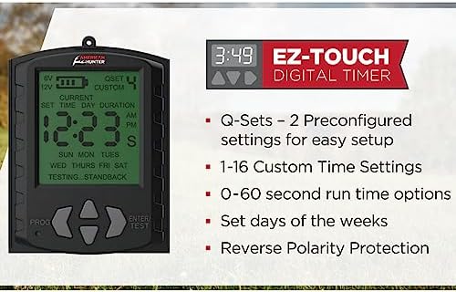 American Hunter XDE Feeder Kit | Hunting Versatile Automatic Durable Steel Control Box with Motor & Digital Timer for Deer Game Feeder