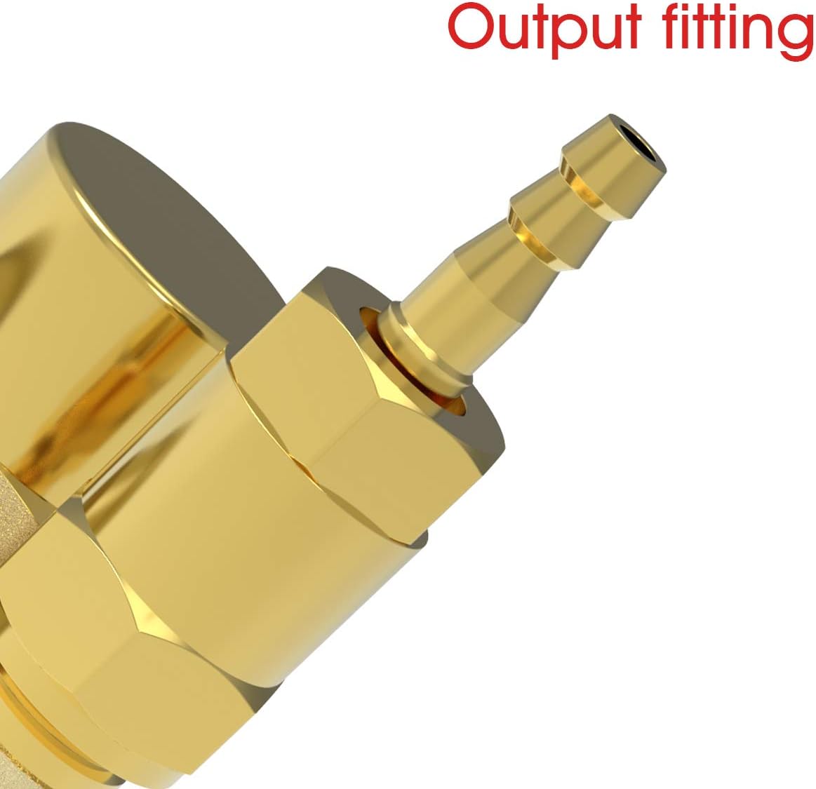 YESWELDER Welding Gas Flowmeter, Leak-Proof Argon CO2 Pressure Gauge with