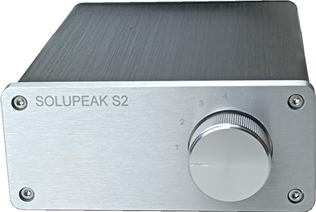 U31 3 Way RCA Audio Switcher, Stereo Audio Switch Selector Box