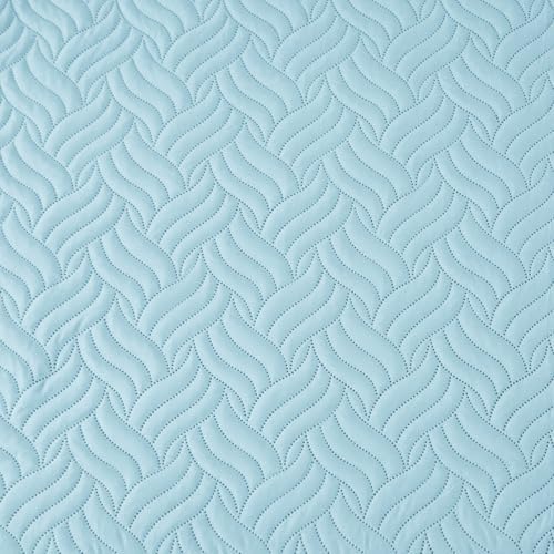 Love's cabin Quilts for Queen Bed Blue Bedspreads - Soft Bed Summer Lightweight Bedspread Comforter - Modern Style Coin Pattern Coverlet for All