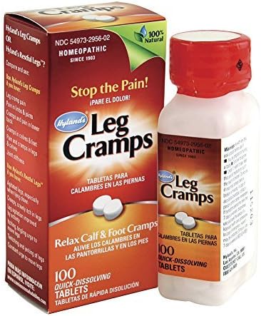 Hyland's Leg Cramps Tablets | Homeopathic, With Quinine, 100 Tablets