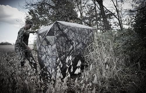 Ameristep Care Taker Kick Out Pop-Up Ground Blind, Premium Hunting Blind, Mossy Oak Break-Up Country Camo