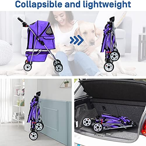 Best 4 Wheels Pet Stroller for Dog and Cat Stroller