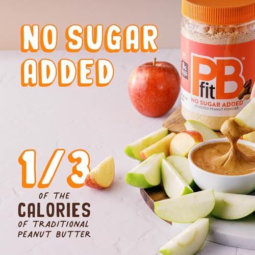 PBfit No Sugar Added Peanut Butter Powder 13 Oz, 8g Protein
