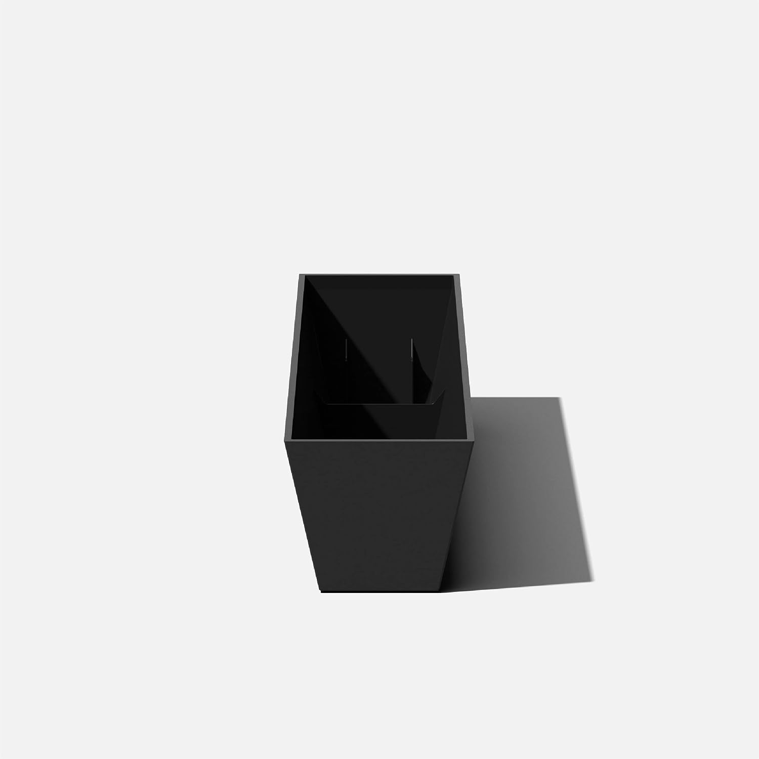 Veradek Pure Series Window Box Planter - Tapered Outdoor Planter | Made From Durable Plastic With Pre-Drilled Drainage Holes. Modern Patio/Tabletop Décor for Plants and Flowers