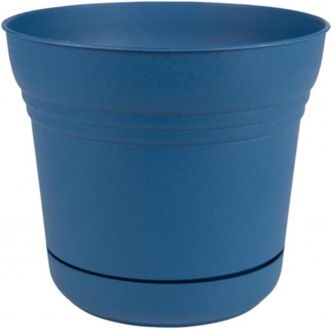 Bloem Saturn Planter with Saucer, 10", Calypso (SP1027)