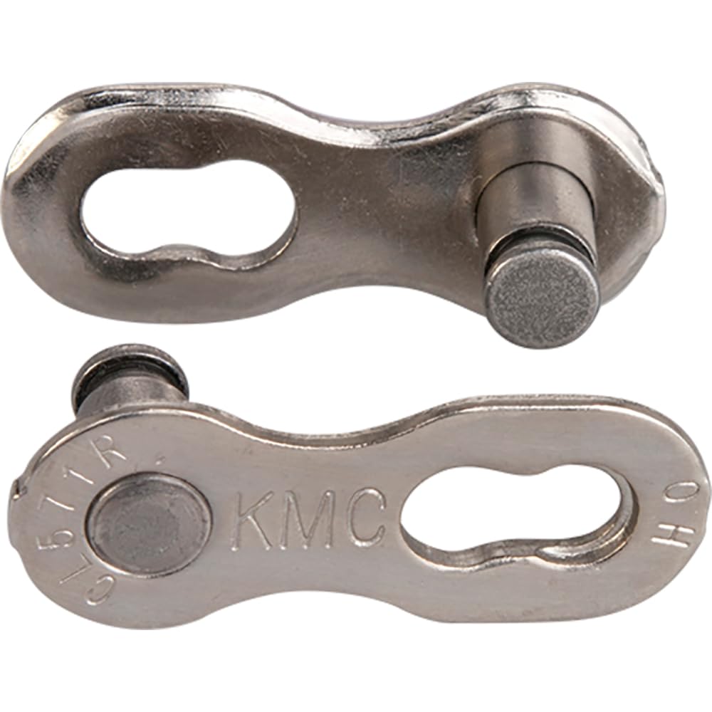 KMC Unisex's 7/8 Speed EPT MissingLink Joining Link, Dark Silver, 7.1mm (2 Pairs)