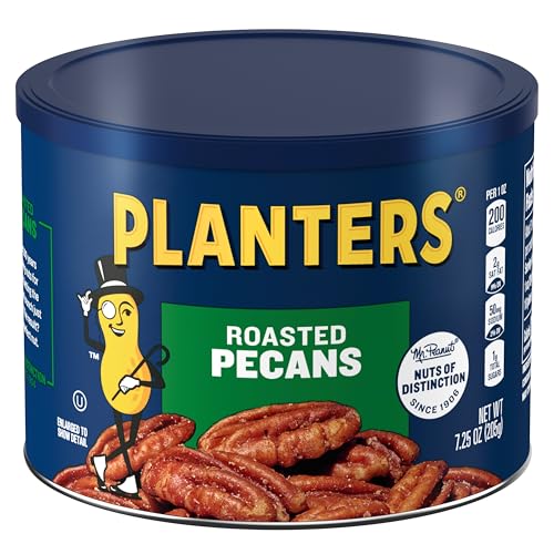 PLANTERS Whole Pecans, Roasted & Salted, Baking Nuts, 7.25 Oz (1 Ct)