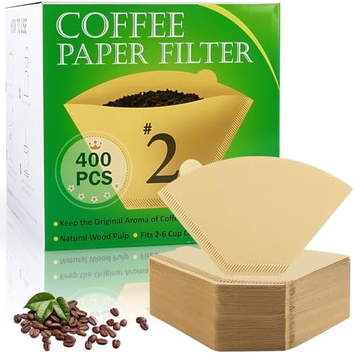 YQL #4 Cone Coffee Filters, 200 Count Paper Filters for Ninja Coffee Makers