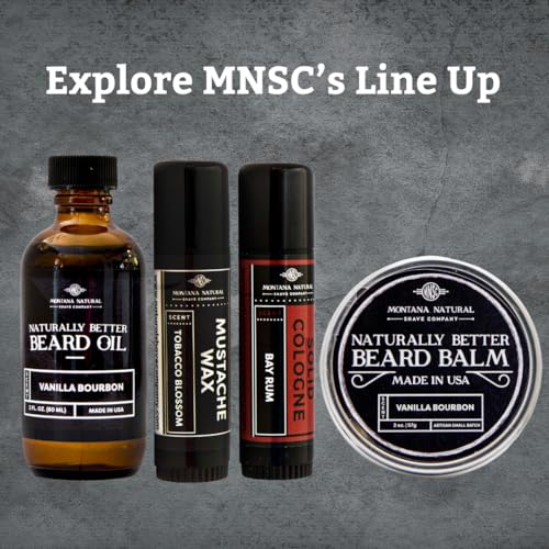 MNSC Mountain Man Artisan Small Batch Shave Soap for a Naturally Better Shave - Smooth Shave, Hypoallergenic, Prevent Nicks, Cuts, and Razor Burn