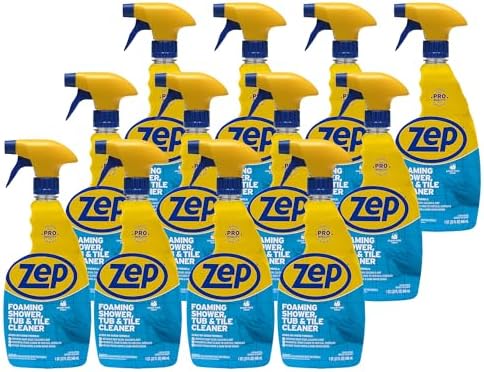 Zep Foaming Shower Tub and Tile Cleaner - 32 oz (Case of 12)