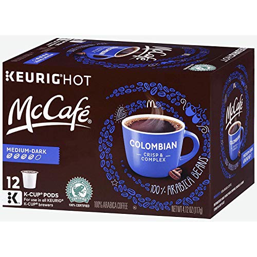 McCafe Colombian Keurig K Cup Coffee Pods (12 Count, 4.12 oz Box)