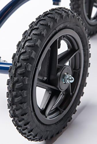 KneeRover Knee Walker 12 inch Replacement Pneumatic Wheel for All Terrain Knee Rover - Knee Scooter Accessory Part Includes Bearings Tire and Tube