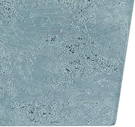 The HC Companies 18 Inch Avino Tall Square Planter - Decorative Indoor Outdoor Plant Pot for Front Porch, Deck, Patio and Home, Oxidized Black