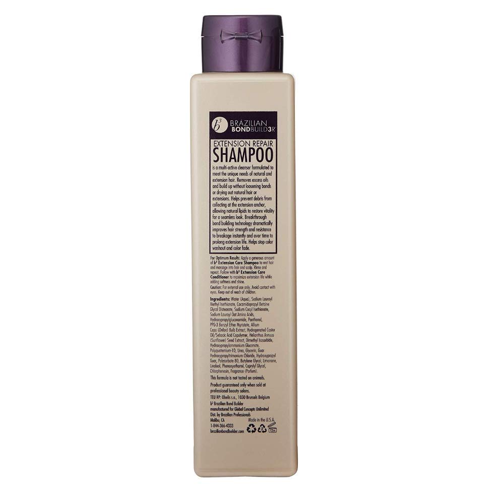 B3 Brazilian BondBuilder Extension Repair Shampoo, Gentle & Purifying
