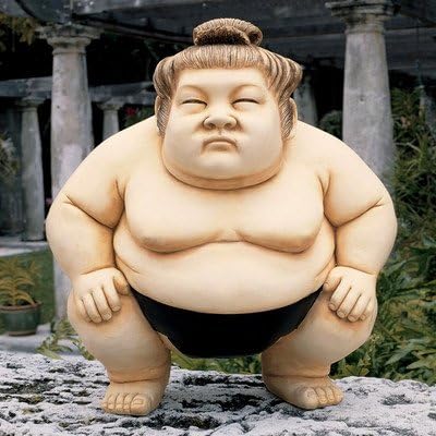 Basho the Sumo Wrestler Sculpture: Large