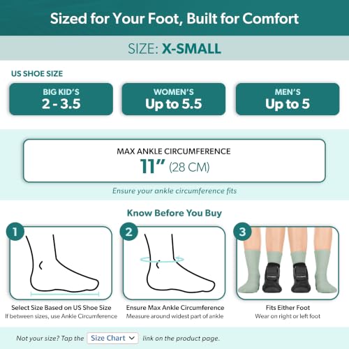 BraceAbility Plantar Fasciitis Night Splint Sock - Plantar Fascia Boot for Sleeping, Achilles Tendonitis Relief, Foot Drop, Heel Pain - Planter Facetious Brace for Women and Men - Black (L)