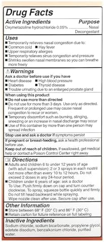 NeilMed SinuFrin Decongestant 0.5 Fluid Ounce (15 mL) (packaging may vary)
