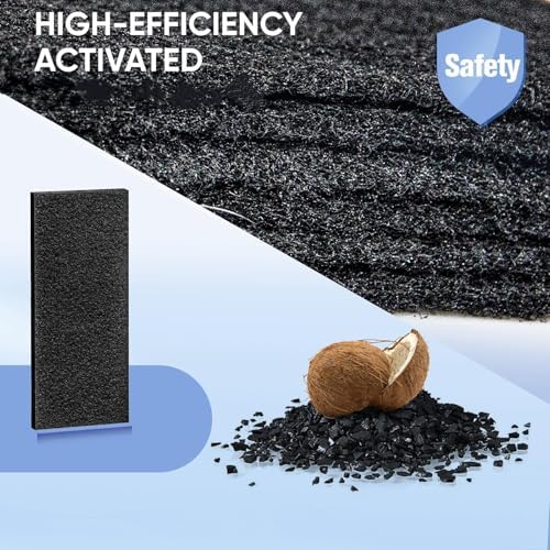 Aer1 Filter Replacement for Holmes AER1 Air Purifiers, 4 True Air Filters + 8 Carbon Booster Filters for Replacement Parts # HAPF300AH-U4R, HAP242-NUC