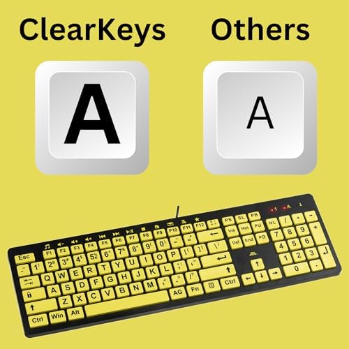 Clevy Large Print Computer Keyboard