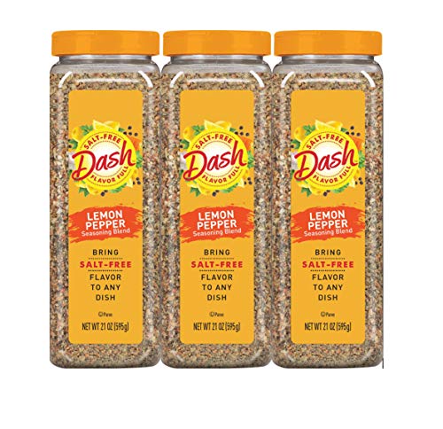 Mrs Dash Lemon Pepper Salt-Free Blend, 21 Ounce (Pack of 3)