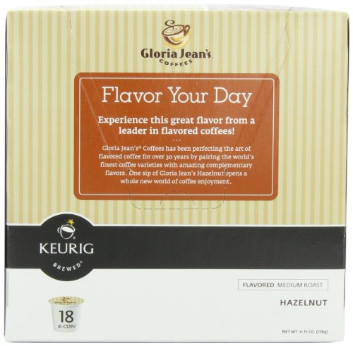 Gloria Jean's Coffees Butter Toffee, Single-Serve Keurig K-Cup Pods, Flavored Medium Roast Coffee, 24 Count (Pack of 1)