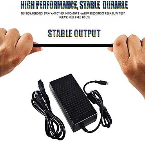 4-Pin DIN 24V AC/DC Adapter for Makerbot Replicator 2 2X Desktop 3D Printer MP04948 MP04952 MP05927 4-Prong Connector 24VDC 6.25A 150W Power Supply