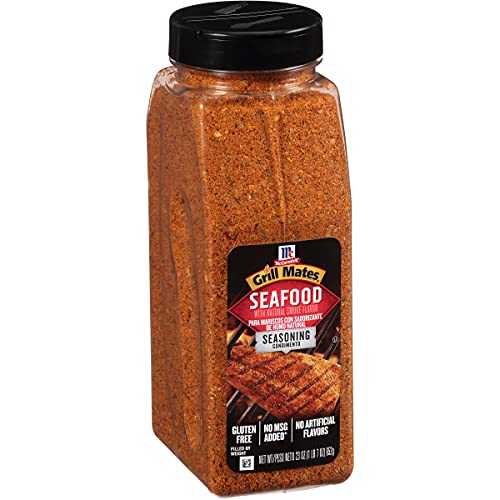 McCormick Grill Mates Seafood Seasoning, 23 oz - One 23 Ounce Container of Fish Seasoning, Enhancing Flavor of Seafood, Beef, Poultry
