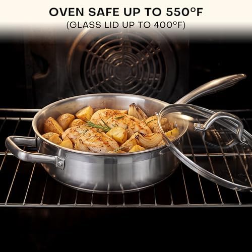 Duxtop Stainless Steel Pots and Pans Set, 19PC Induction Cookware Set