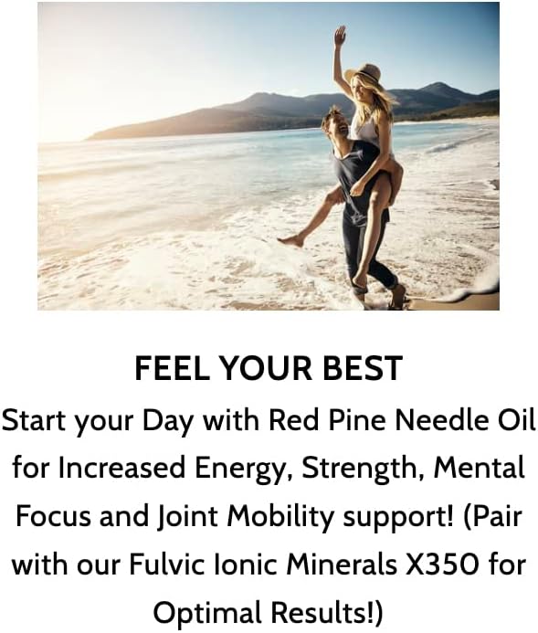 Optimally Organic Red Pine Needle Oil 2oz - Spike-Off- Daily Drops for Extreme Immune Support - BioActive Cell & DNA Support - 1290 Drops - 3 to 7