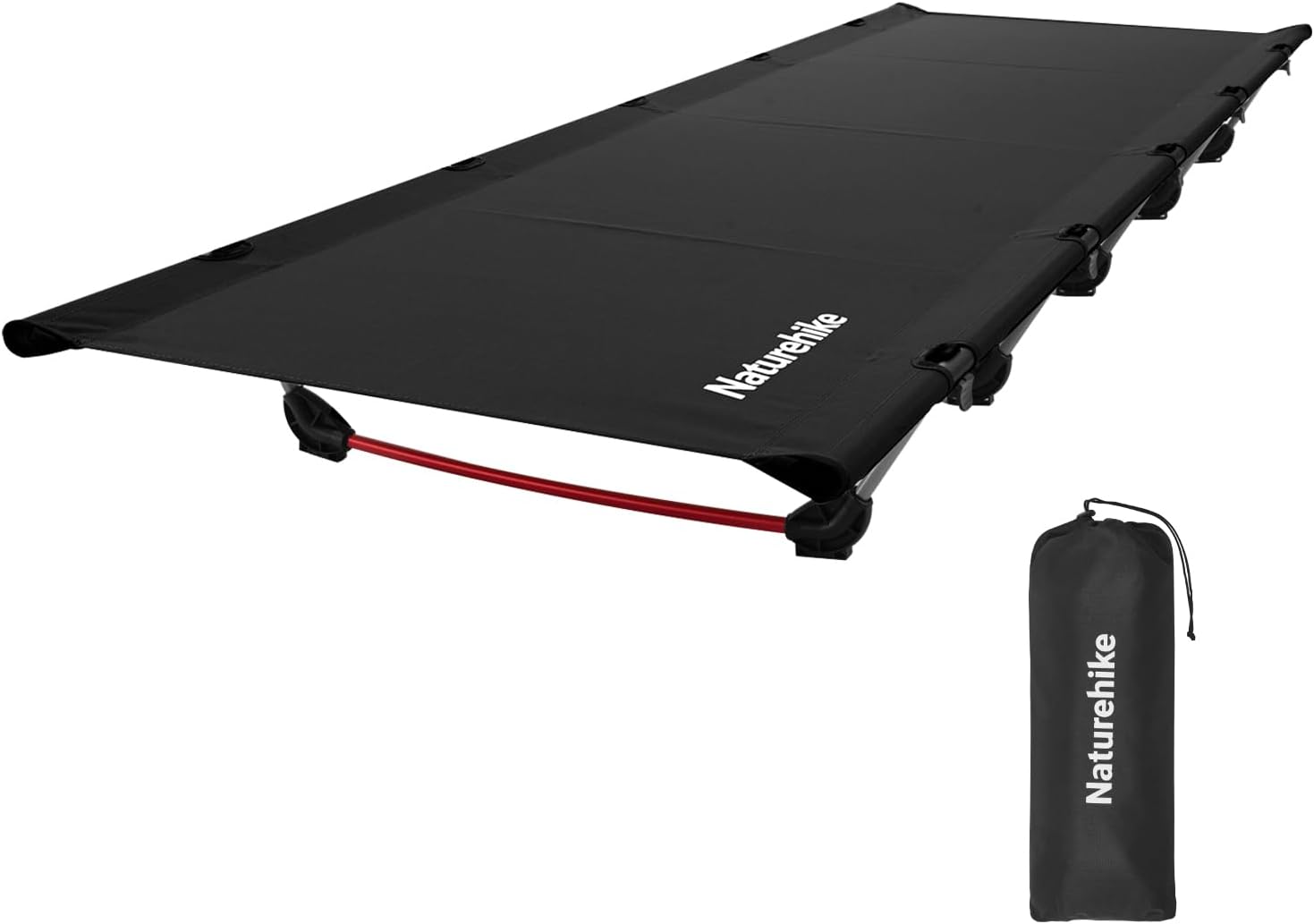 Naturehike GreenWild Camping Cot, Ultralight Folding Backpacking Cot, Supports 330lbs, Portable Camping Bed for Adults for Camping Hiking Travel Home