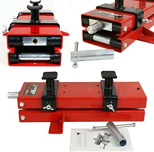 Motorcycle Jack Lift Stand 1100 lbs Scissor Lift Jack ATV Motorcycle Dirt Bike Scooter Crank Stand Street Bikes Cruisers Touring Motorcycles