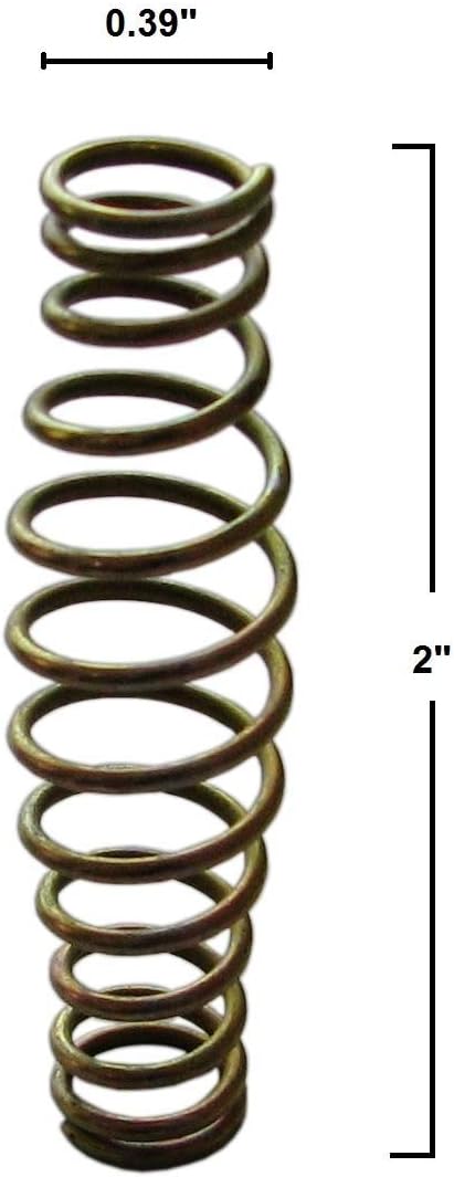 Replacement Spring for Pruning Shears, Precision Trimming Scissors Part for Heavy Duty Bypass Pruner, 2 inch