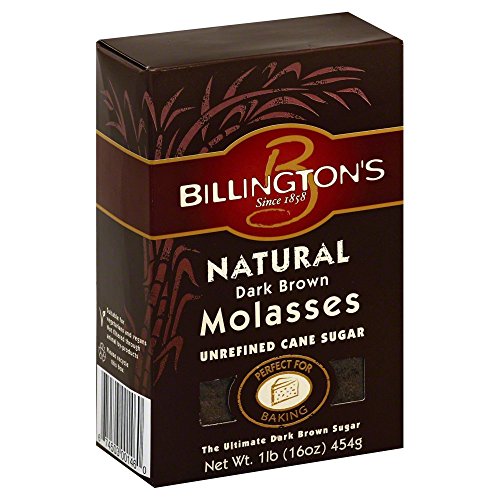 Wholesome Billington's Natural Dark Brown Molasses 16oz Box, 1-Pack
