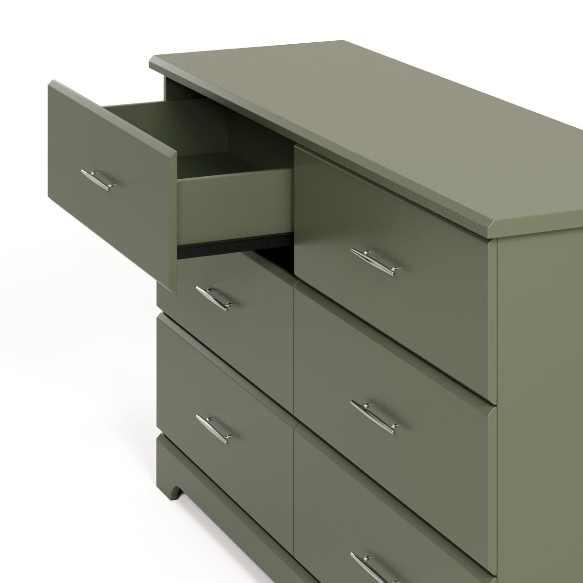 Storkcraft Brookside 2 Drawer Changing Table Dresser, Pebble Gray
