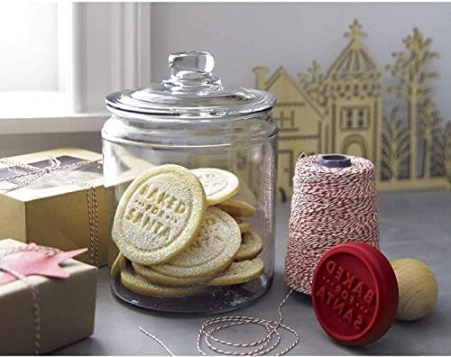 Le’raze 3pc Canister Sets for Kitchen Counter + Labels & Marker - Glass Cookie Jars with Airtight Lids - Food Storage Containers with Lids