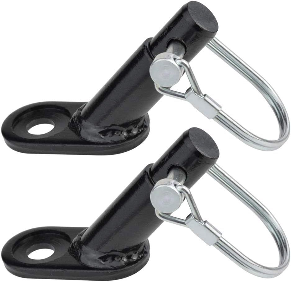 2 Packs Bike Trailer Coupler, Fengek Bike Trailer Hitch Instep Attachment for Instep, Black
