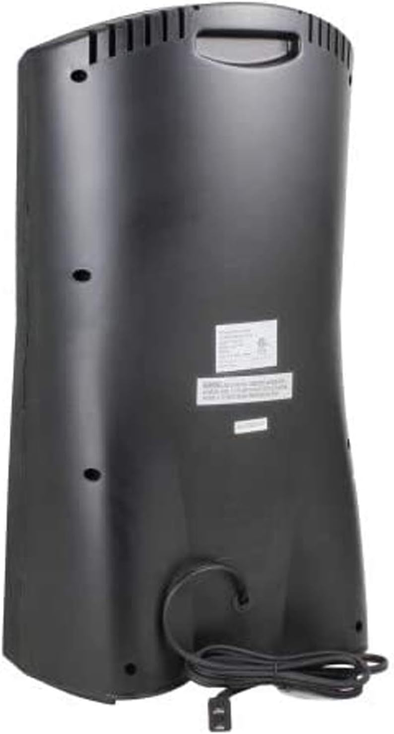 Comfort Zone Indoor Tower Space Heater, Adjustable Thermostat, Radiant Heat, Electric, Infrared Quartz, 2 Heat Settings, Overheat Protection