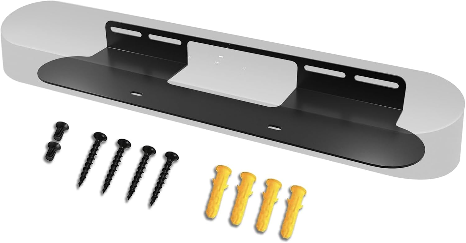 Soundbar Mount for Sonos Beam Wall Mount for Sonos Beam Gen 2 & Gen 1 Smart TV Sound Bar with Hardware kit, Black