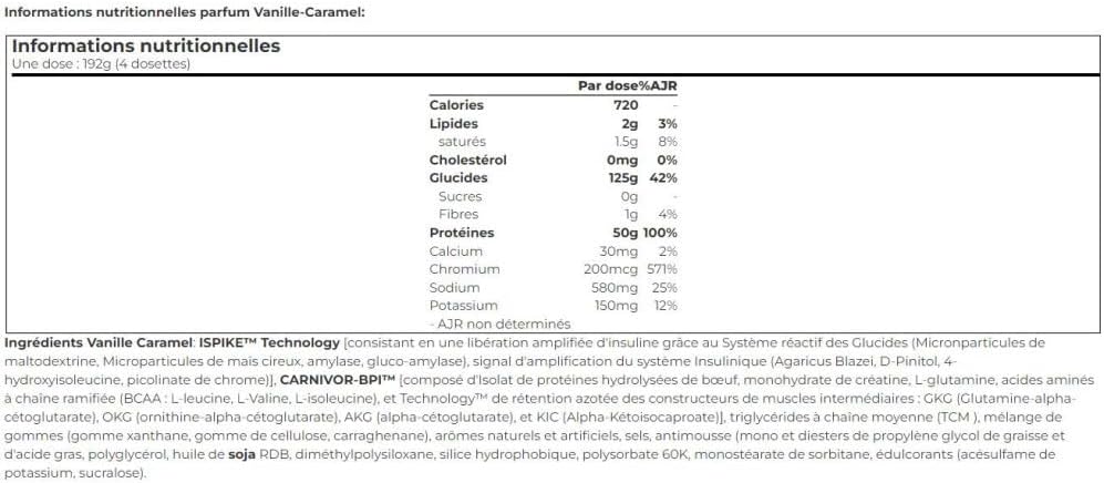 MuscleMeds Carnivor Mass - Vanilla Caramel