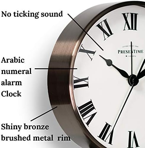 Presentime Mozart Mantel Alarm Clock