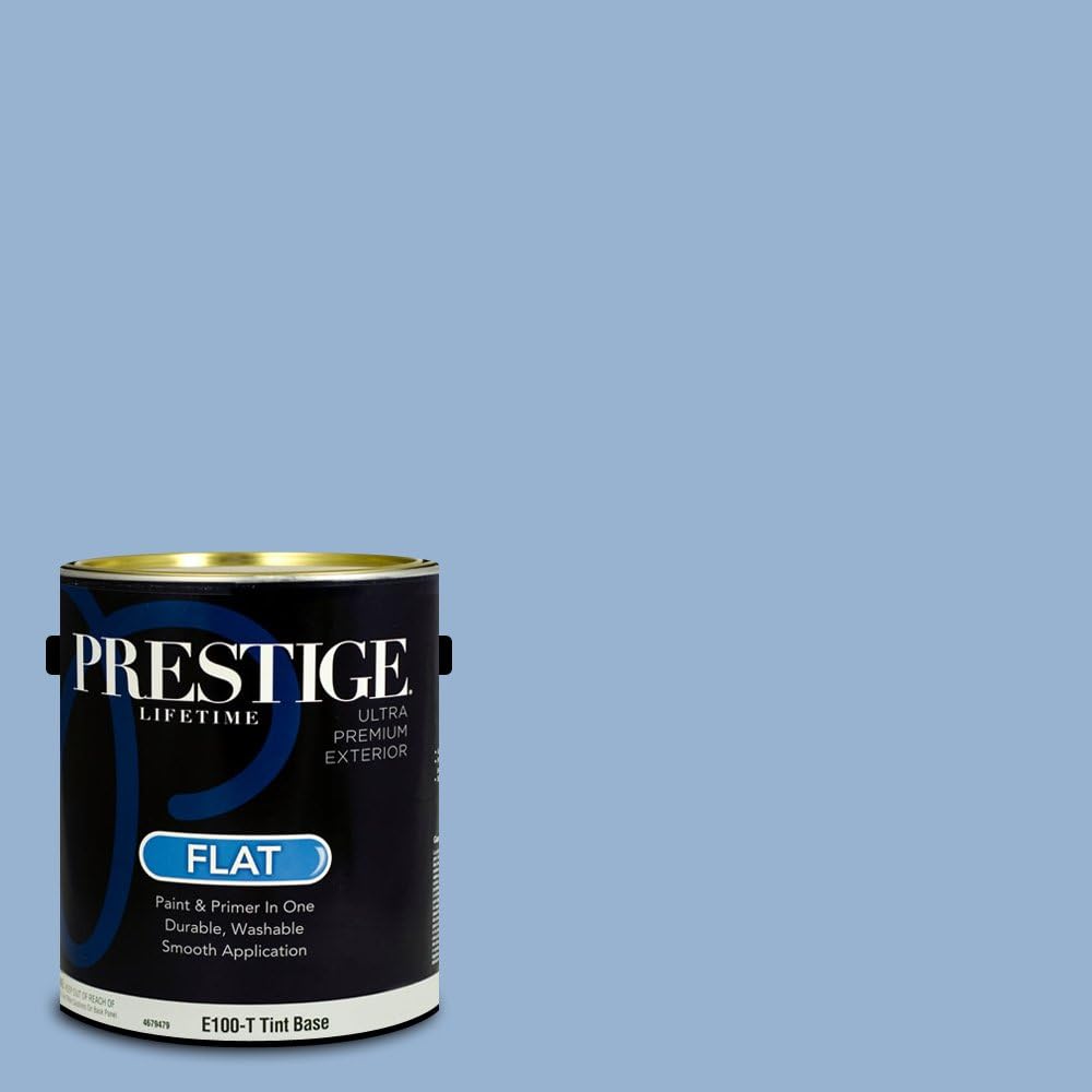 PRESTIGE Paints Exterior Paint and Primer In One, 1-Gallon, Semi-Gloss, Comparable Match of Sherwin Williams* Nifty Turquoise*