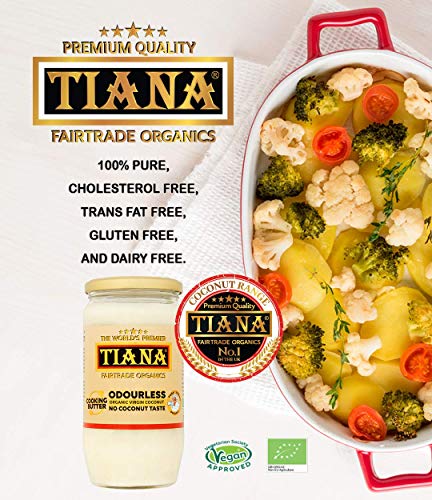 Tiana Organic and Fairtrade Pure Coconut Butter 750 ml