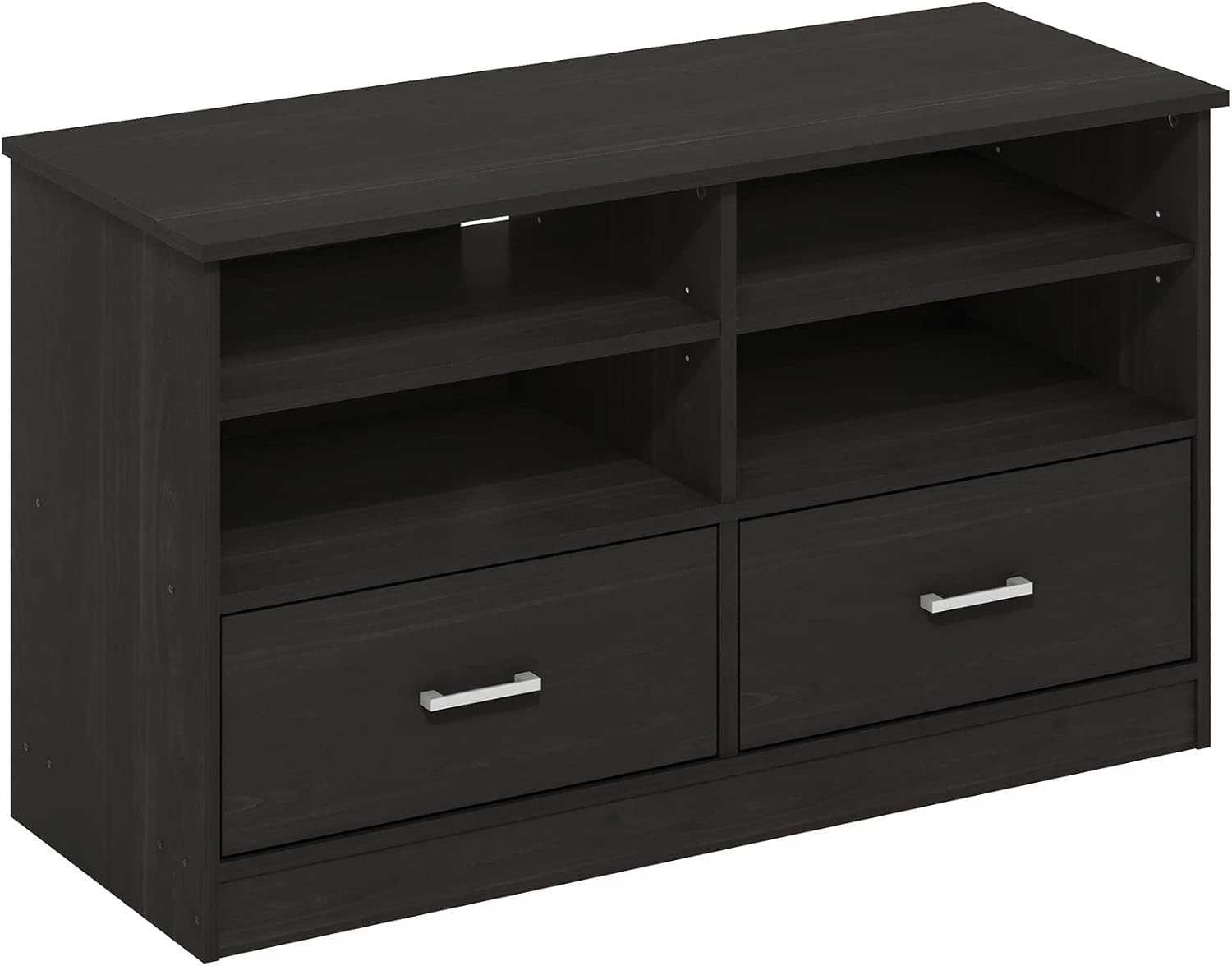 Furinno Fowler Multipurpose TV Stand Bookshelves, French Oak Grey